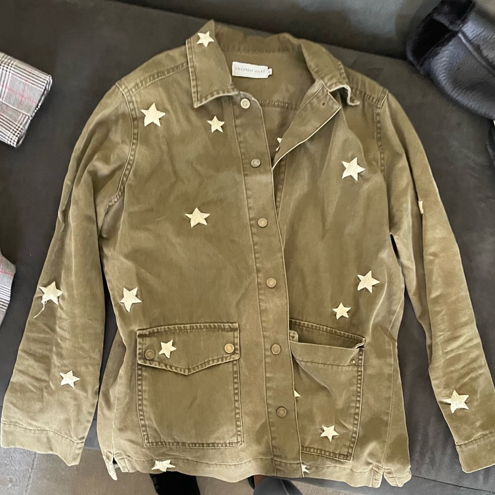 Sincerely Jules star embroidered jacket